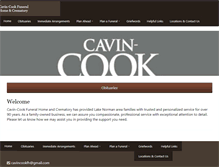Tablet Screenshot of cavin-cook.com